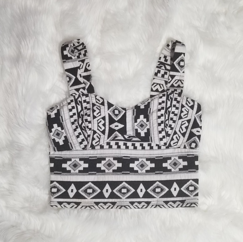 NEW! Tribal Print Crop Top